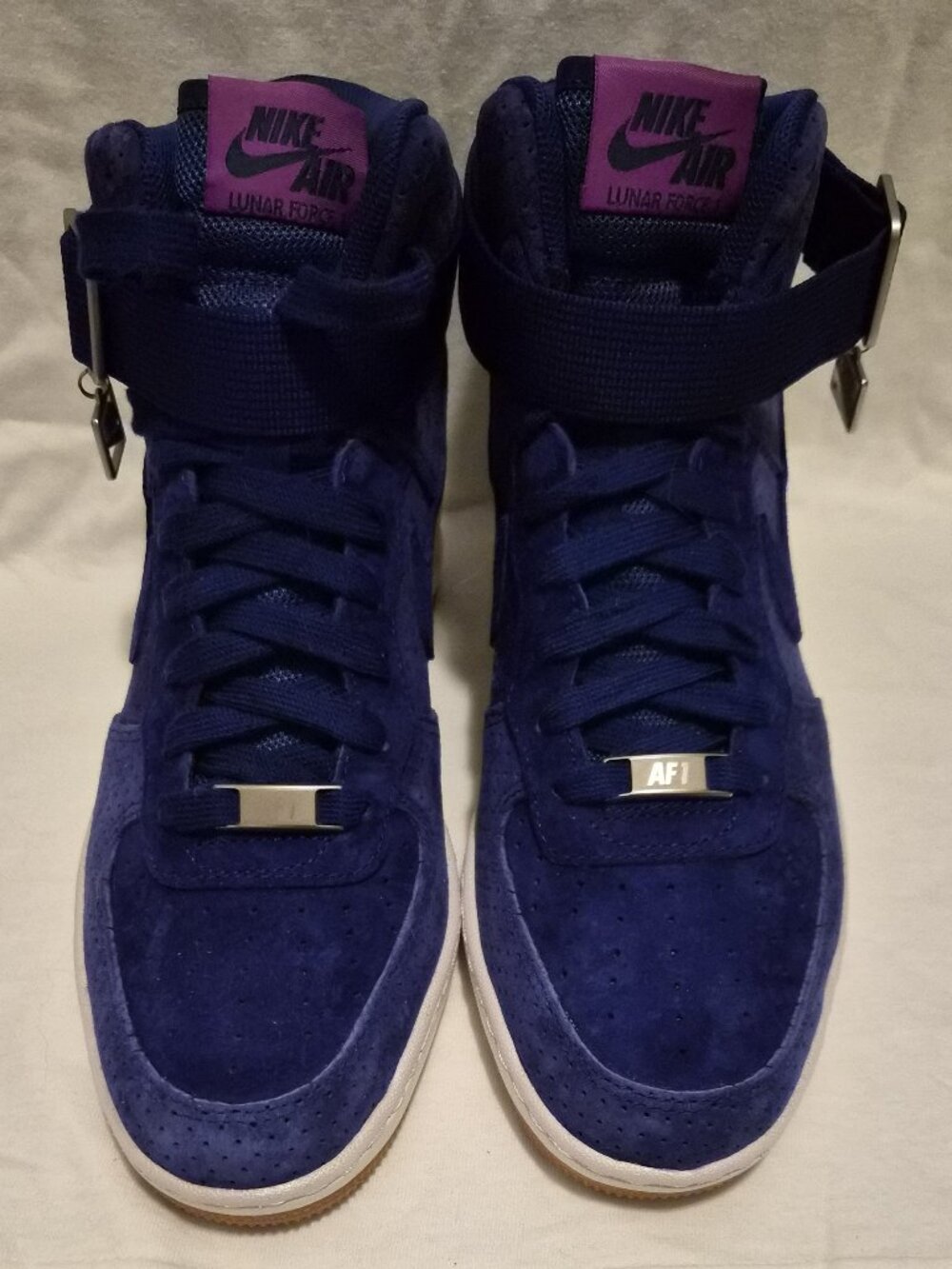 Nike Lunar Force 1 Sky High Royal Blue Perforated Suede Women's Size 8